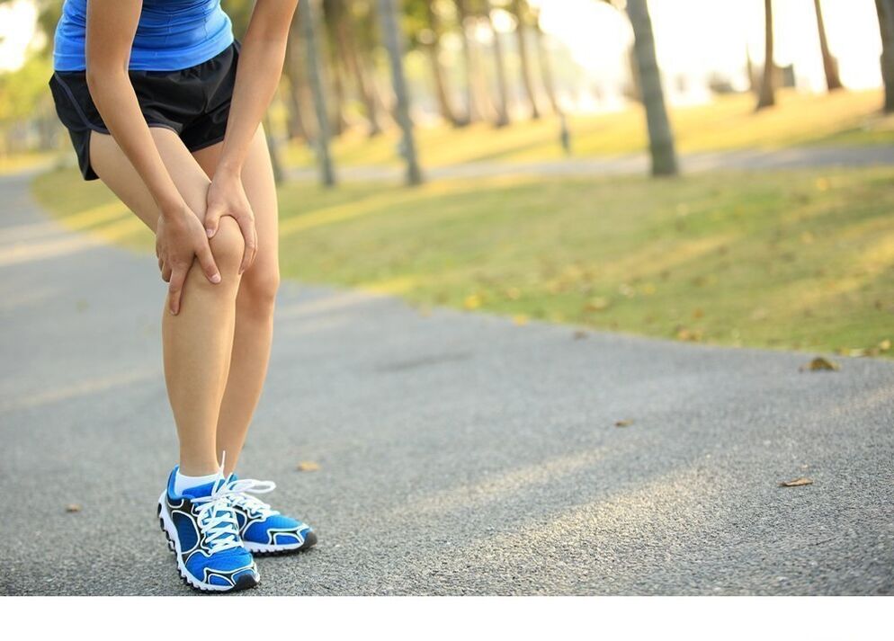 Knee pain with osteoarthritis of the legs